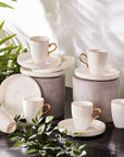 KARACA SERVICE A CAFE PIPPO ESPRESSO 6 PERSONNES 12 PIECES