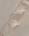 KARACA PARURE DE HOUSSE DE COUETTE PURE RUFFLE ECRU - ALINDA HOME