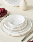 KARACA SERVICE DE TABLE STREAMLINE NEW SATURN PLATIN 59 PIECES - ALINDA HOME