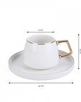 KARACA SATURN GOLD SERVICE A CAFE 12 PIECES