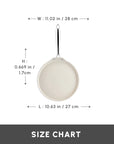 KARACA POELE A CREPE PANCAKE SWISS CRYSTAL ALMOND CREAM 28CM