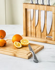 KARACA SET DE COUTEAUX VIGOR 7 PIECES EN ACIER ET SUPPORT EN BOIS - ALINDA HOME