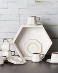 KARACA ZEHER 12-PIECE COFFEE SET