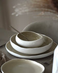 BRICARD SERVICE DE TABLE BARLES BEIGE 6 PERSONNES 25 PIECES - ALINDA HOME 