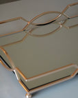 BRICARD PLATEAU MIROIR  ROSEGOLD