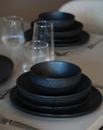 MULEX SERVICE DE TABLE DILA BLACK 6 PERSONNES 28 PIECES