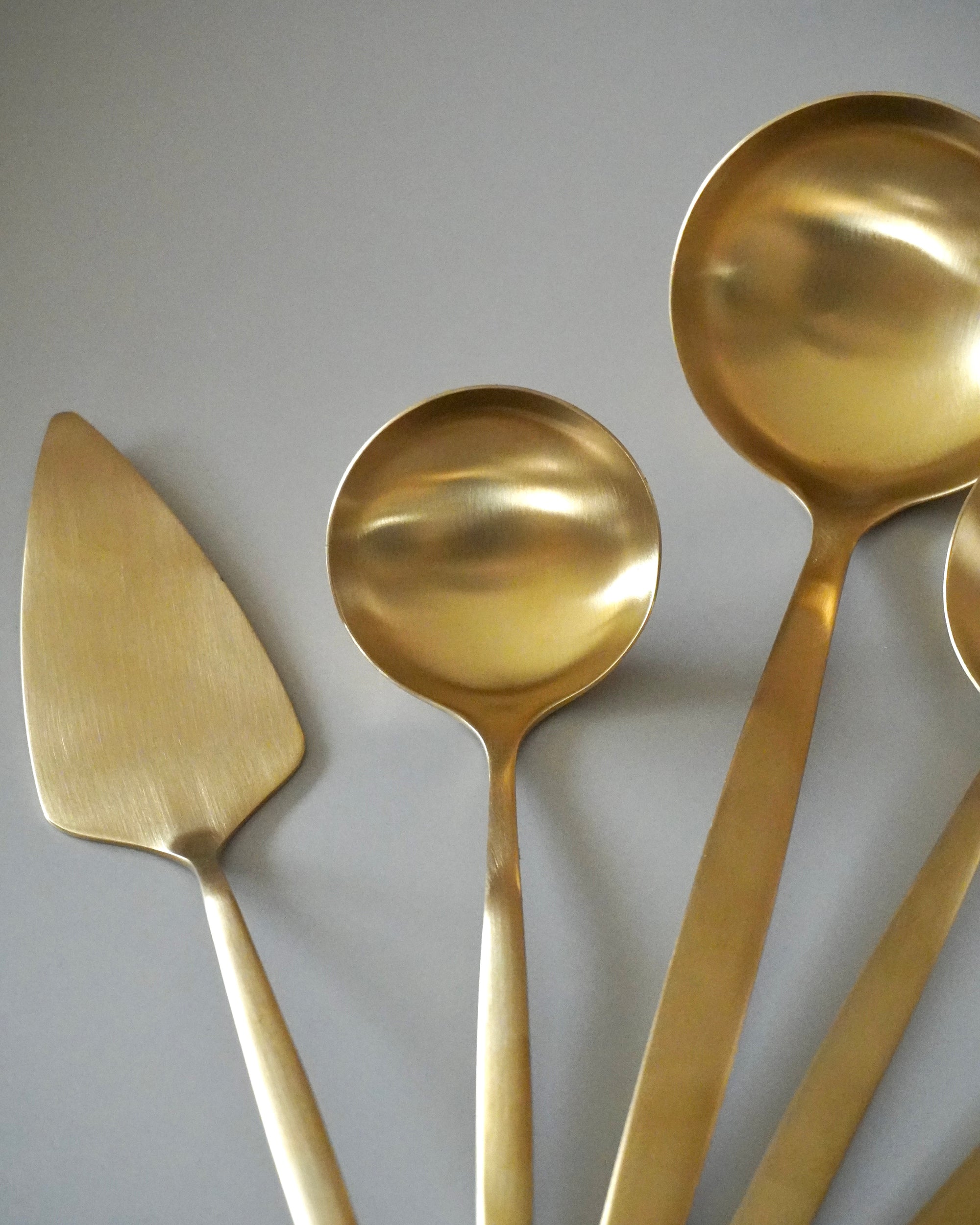 KARACA SET D USTENSILES ORION MAT GOLD 7 PIECES - ALINDA HOME 