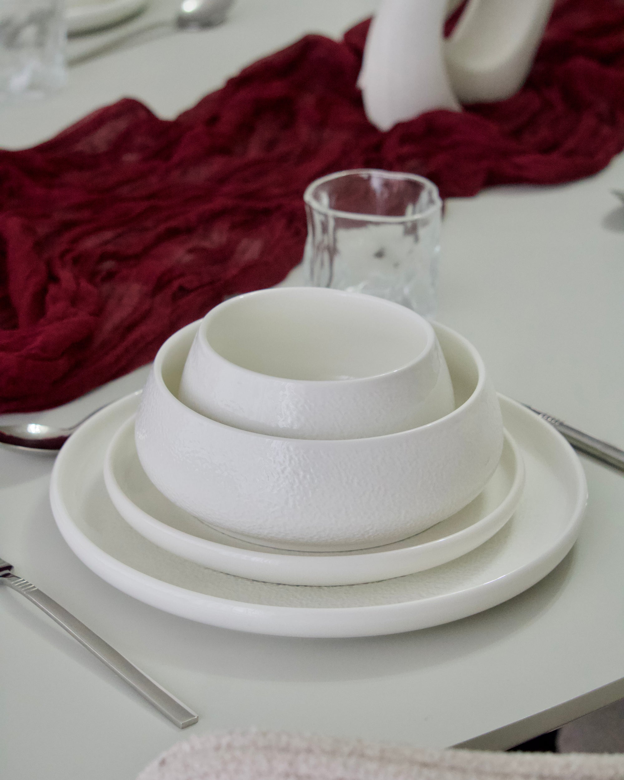 SERVICE DE TABLE NEW MOON 27PIECES 6PERSONNES