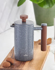 KARACA DOUBLE WALL GREY MARBLE FRENCH PRESS 350ML