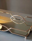 BRICARD PLATEAU MIROIR  ROSEGOLD