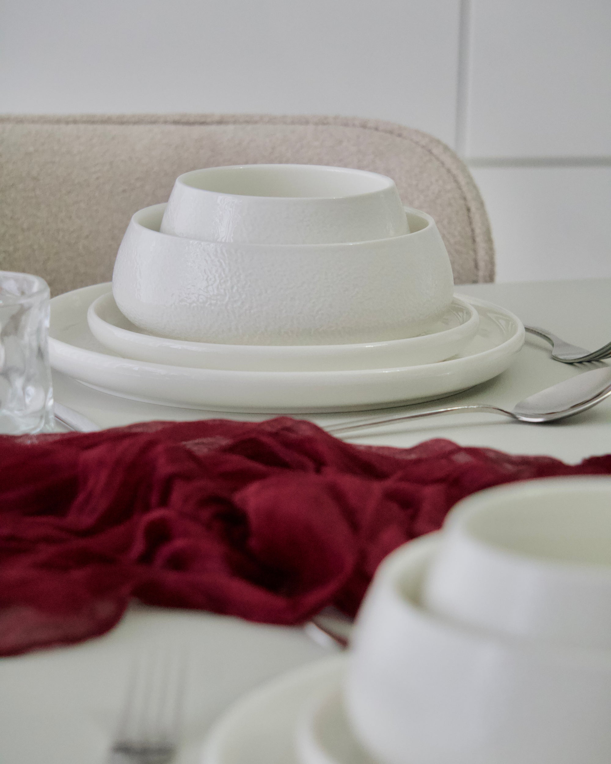 SERVICE DE TABLE NEW MOON 27PIECES 6PERSONNES