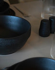 MULEX SERVICE DE TABLE DILA BLACK 6 PERSONNES 28 PIECES