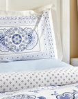 KARACA HOME HOUSSE DE COUETTE AMAR BLEU 200X220CM