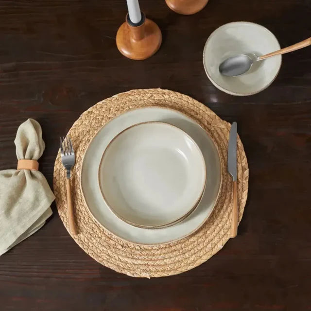 KARACA SERVICE DE TABLE ARIA BEIGE 24 PIECES 6 PERSONNES - ALINDA HOME