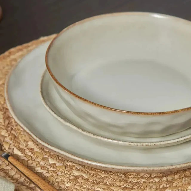 KARACA SERVICE DE TABLE ARIA BEIGE 24 PIECES 6 PERSONNES - ALINDA HOME
