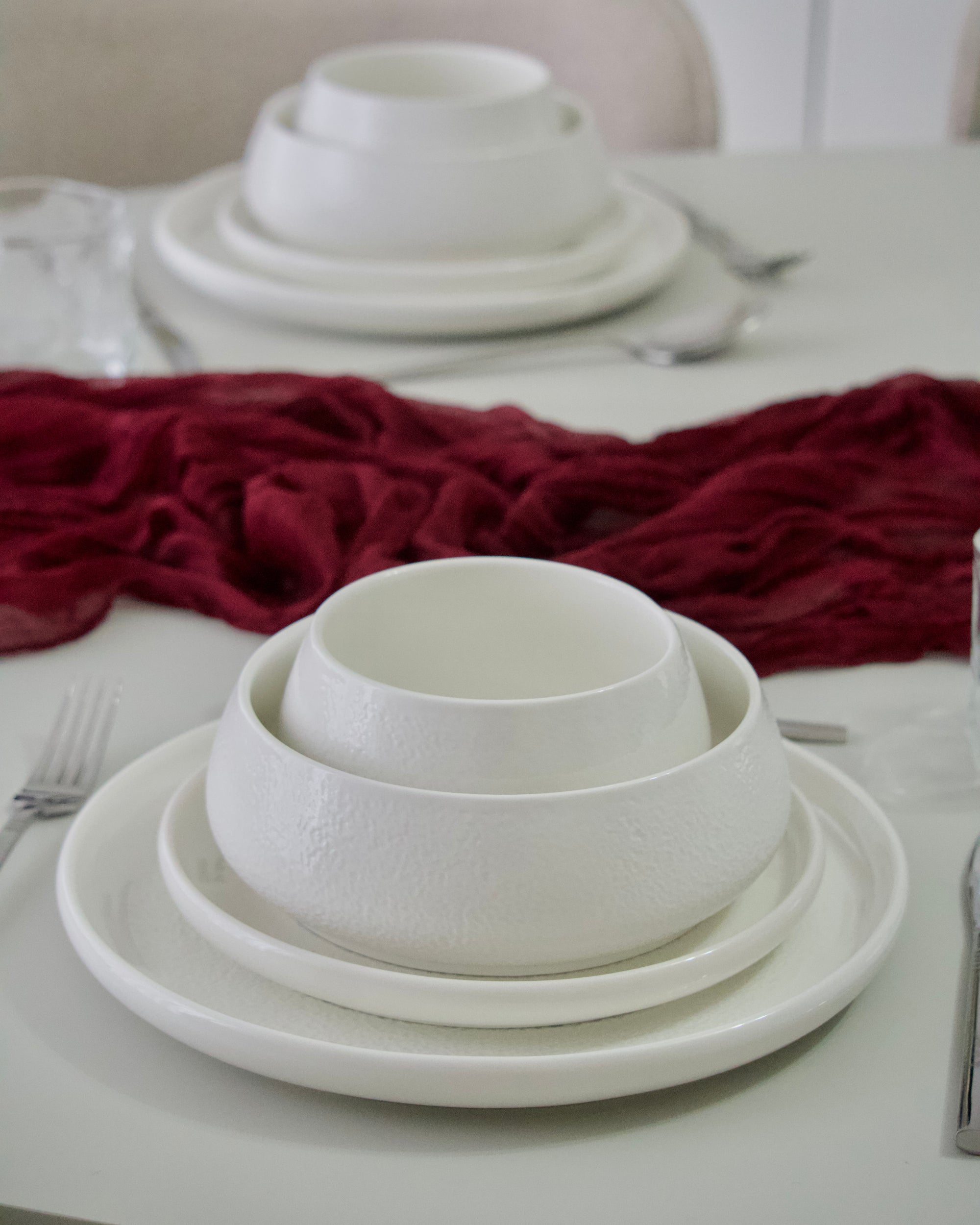 SERVICE DE TABLE NEW MOON 27PIECES 6PERSONNES