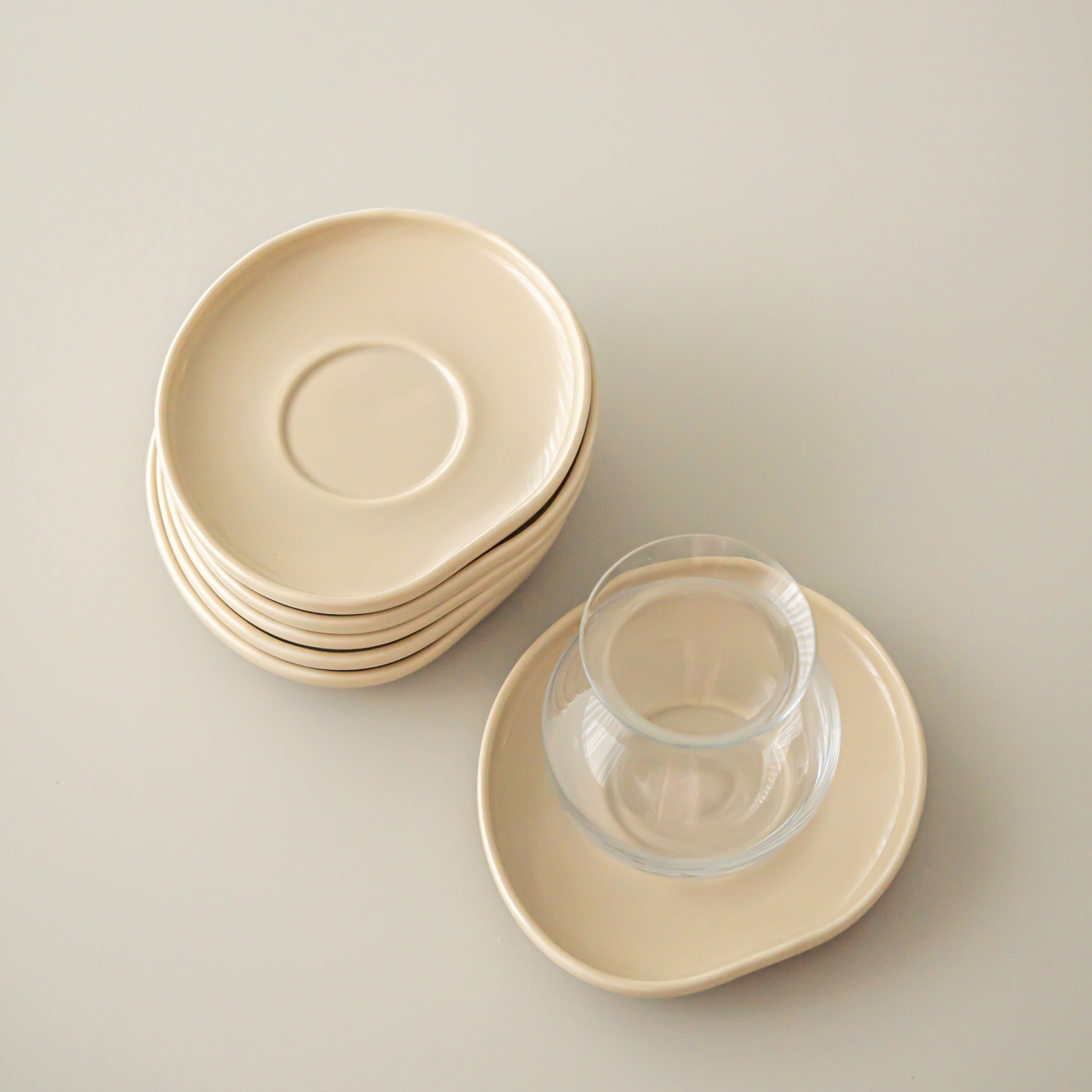 COASTERS BARLES WAVE CREAM 12CM