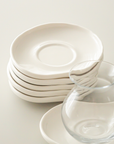 DESSOUS DE VERRE BARLES WAVE BLANC | 12.5CM