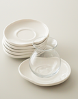DESSOUS DE VERRE BARLES WAVE BLANC | 12.5CM