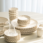 BLOOMY LOTUS BRUNCH SET | 31 PIECES | 6 PEOPLE