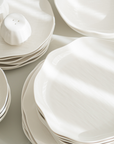 SERVICE DE TABLE CERMICO WHITE | 27 PIECES | 6 PERSONNES