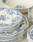 SERVICE DE TABLE VINTAGE BLEU | 25 PIECES | 6 PERSONNES