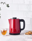 KARACA THEIERE ELECTRIQUE TEA BREAK EN INOX ROUGE