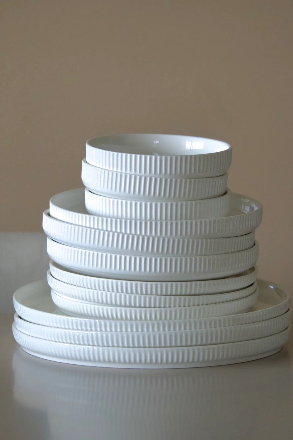 BRICARD SERVICE DE TABLE LINENS 25 PIECES 6 PERSONNES