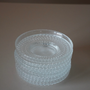 BRICARD SET OF 6 TRANSPARENT COASTERS