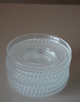 BRICARD LOT DE 6 DESSOUS DE VERRE TRANSPARENT