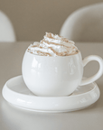 BRICARD BONDY COFFEE SET WHITE 4 PIECES 2 PERSONS