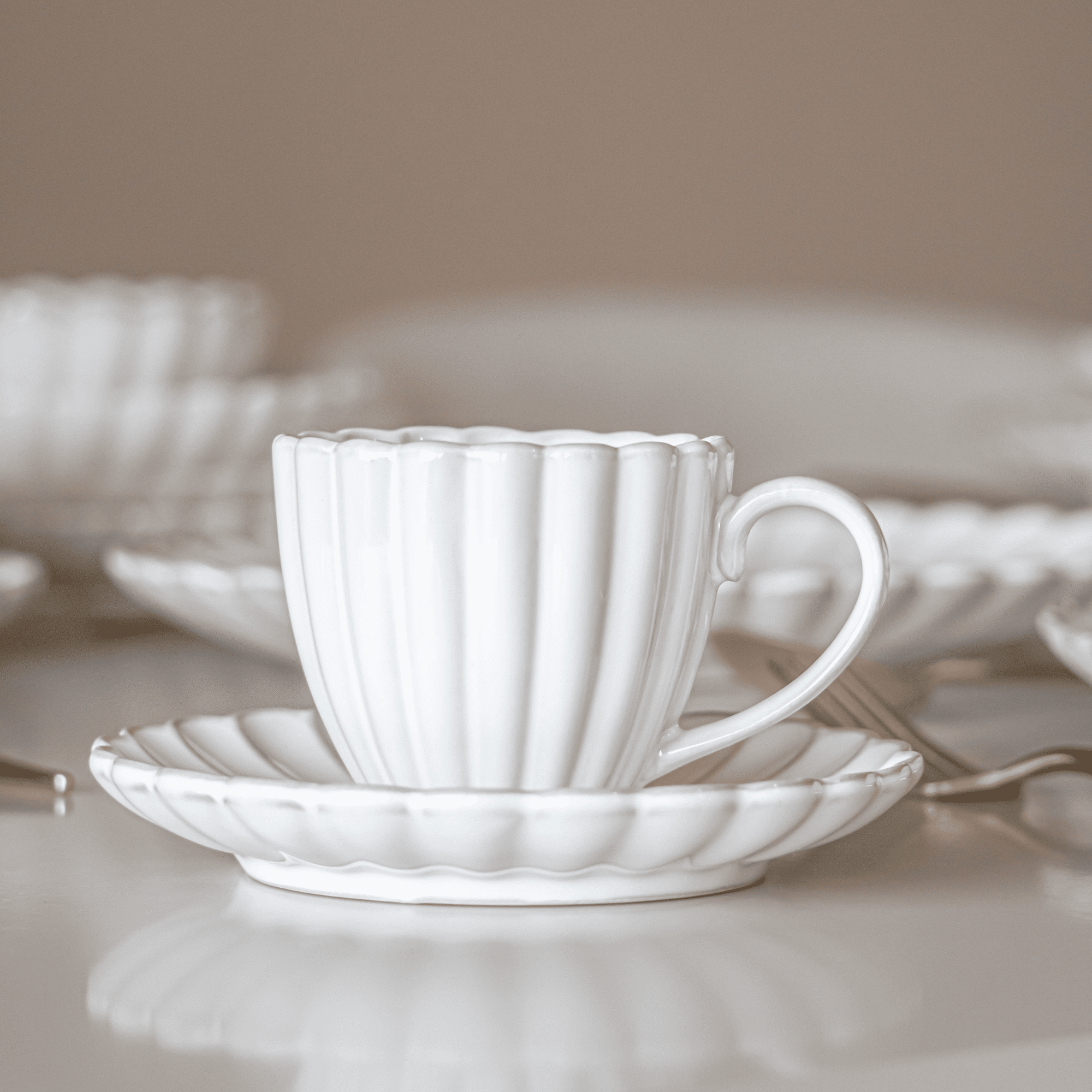 BRICARD ESPRESSO SET PARIS 4 PIECES 2 PERSONS