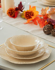 BRICARD SERVICE DE TABLE BERNIS BEIGE | 25 PIECES | 6 PERSONNES