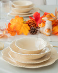 BRICARD SERVICE DE TABLE BERNIS BEIGE | 25 PIECES | 6 PERSONNES