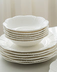 BRICARD SERVICE DE TABLE BERNIS BLANC | 25 PIECES | 6 PERSONNES
