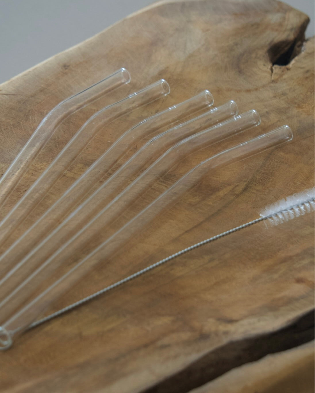 MULEX PAILLE EN VERRE BOROSILICATE AVEC BROSSE 7 PIECES - ALINDA HOME 