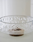 SALADIER EN VERRE ACACIA DIA 26 CM