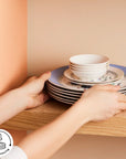 KARACA SERVICE A BRUNCH BLUE CLOVE 26 PIECES