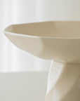 COUPE A FRUIT/VASE EN PORCELAINE IMERA CREME