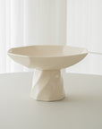 COUPE A FRUIT/VASE EN PORCELAINE IMERA CREME
