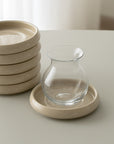 DESSOUS DE VERRE LISSA BONNA CREME