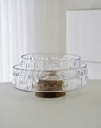 SALADIER EN VERRE ACACIA DIA 21.5CM