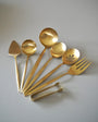 KARACA SET D USTENSILES ORION MAT GOLD 7 PIECES - ALINDA HOME