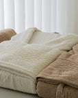 ENSEMBLE DE PEIGNOIR VERA BLANC&BEIGE