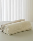 ENSEMBLE DE PEIGNOIR VERA BLANC & CREME | 6 PIECES