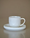 BAVARY SERVICE A ESPRESSO LINENS  12 PIECES 6 PERSONNES - ALINDA HOME