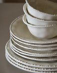 BAVARY SERVICE DE TABLE PEARLS BEIGE 24 PIECES 6 PERSONNES - ALINDA HOME