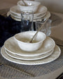 BAVARY SERVICE DE TABLE PEARLS BEIGE 24 PIECES 6 PERSONNES - ALINDA HOME