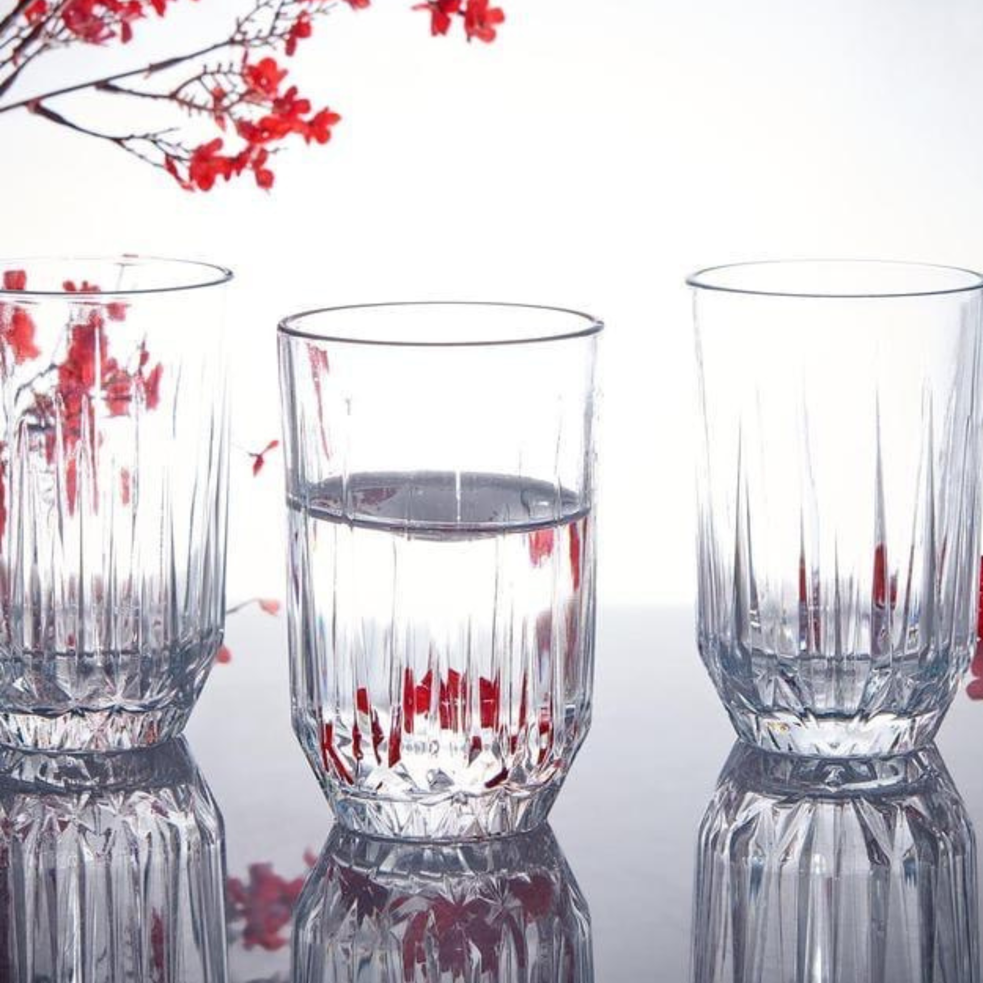 PASABAHCE SET OF 6 ECHO LONG GLASSES 350ML