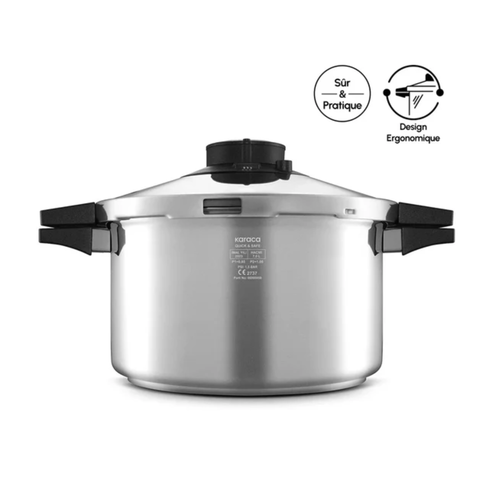 KARACA AUTOCUISEUR QUICK&amp;SAFE | 7 LITRES